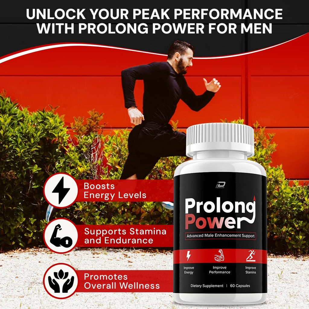 Prolong Power Pills Supplement - Advanced All-Natural Support Formula (120 Capsules, 2 Pack)