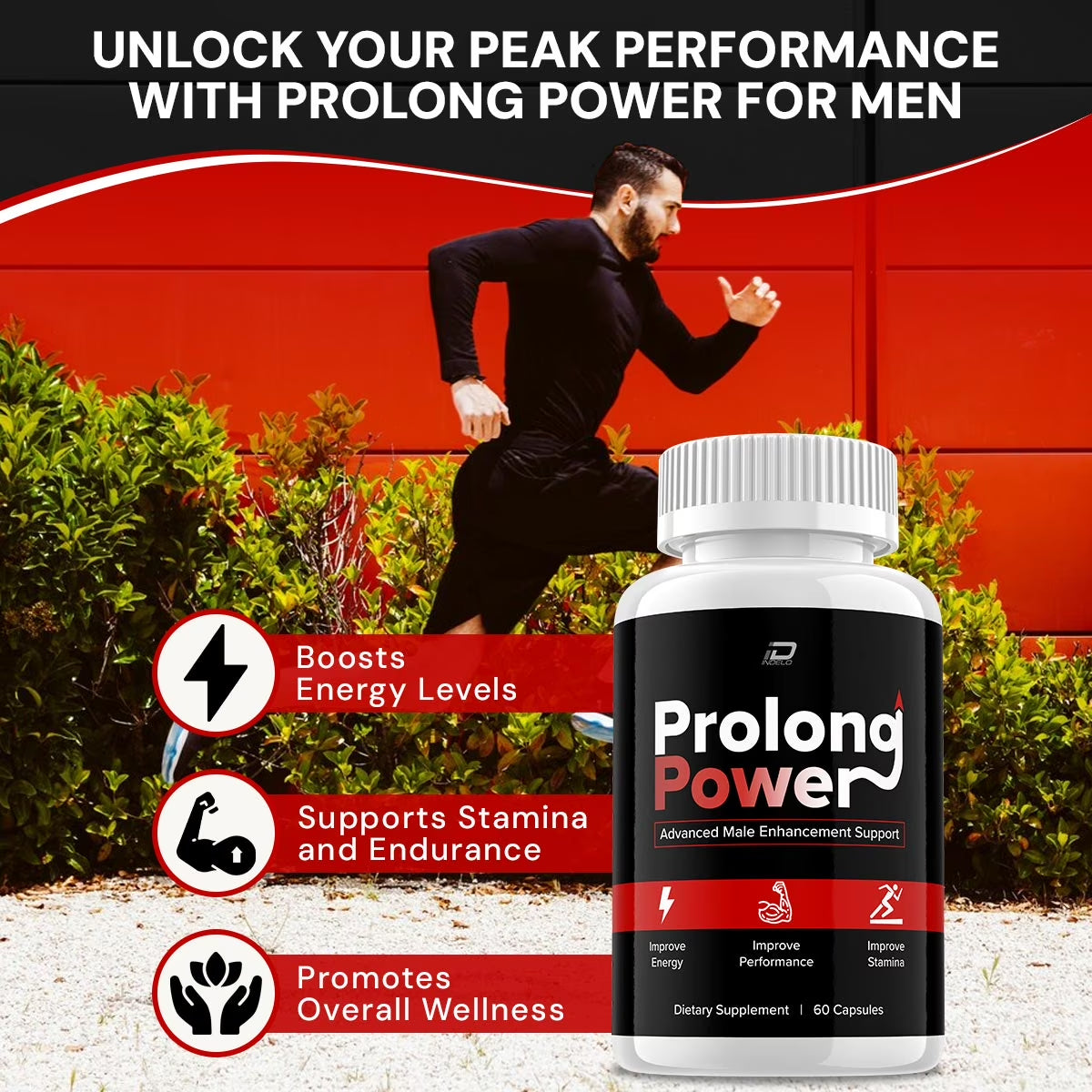 Prolong Power Pills Supplement - Advanced All-Natural Support Formula (120 Capsules, 2 Pack)