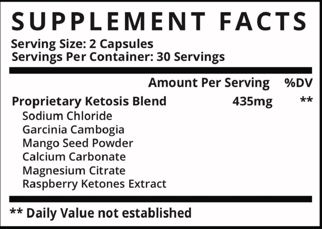 Keto Burn 5X Advanced Weight Management Support - Appetite Control Supplement, 60 Capsules