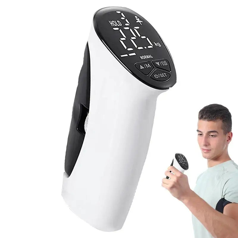 Electronic Grip Strength Tester - Maximum Capacity 265 lbs, LED Display Digital Dynamometer for Hand Grip Strength Assessment and Training Equipment