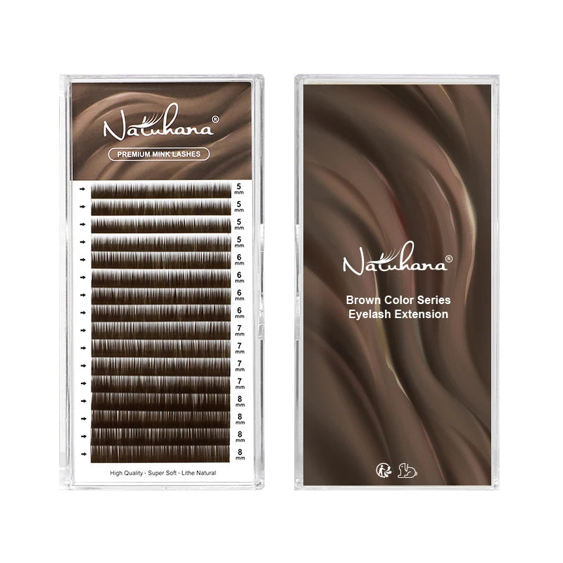 Individual Natural Soft Bottom Eyelash Extensions - J Curl 5-8 Mix Synthetic Mink Lower Lashes for Makeup Application