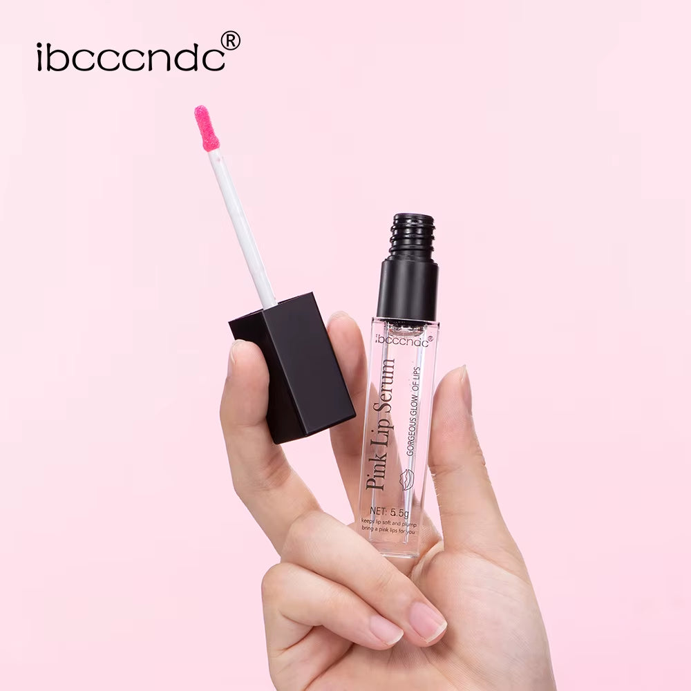 Pink Lip Serum - Moisturizing, Exfoliating, and Pigmentation-Reducing Plumper for Enhanced Lip Care