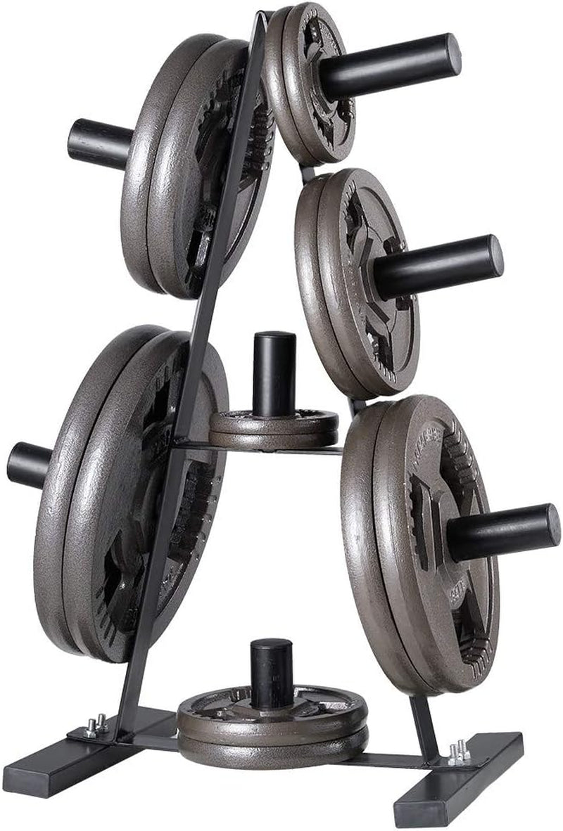 Olympic Grip Weight Plates - 2-Inch Sets for Strength Training and Weightlifting (Single 45 LB)