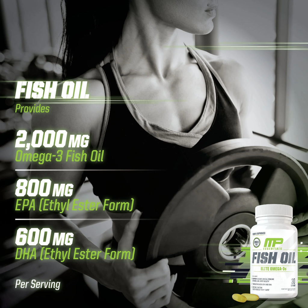 Essentials® Fish Oil 1,000 mg, 60 Softgels