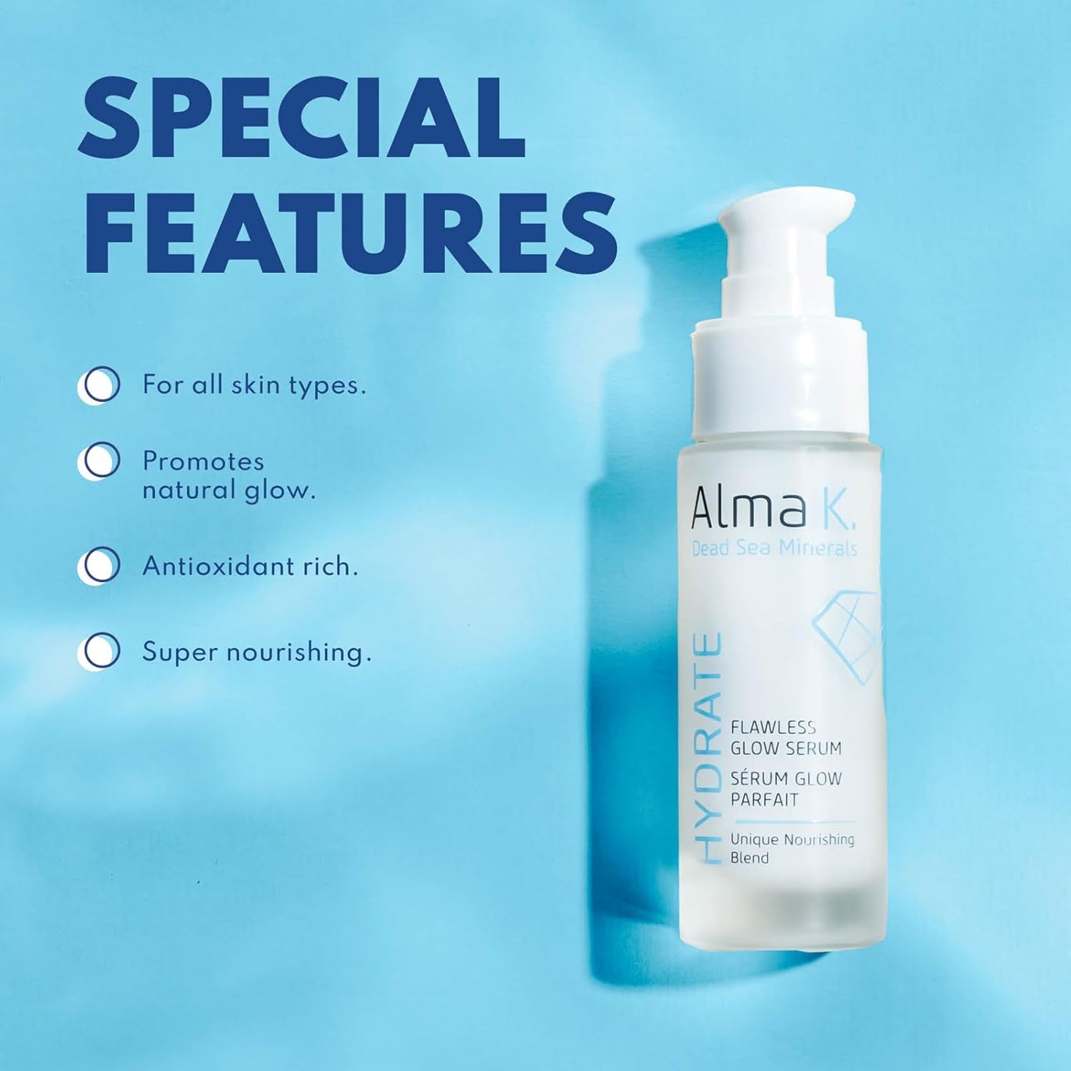 Flawless Glow Face Serum for Women - 1 Oz
