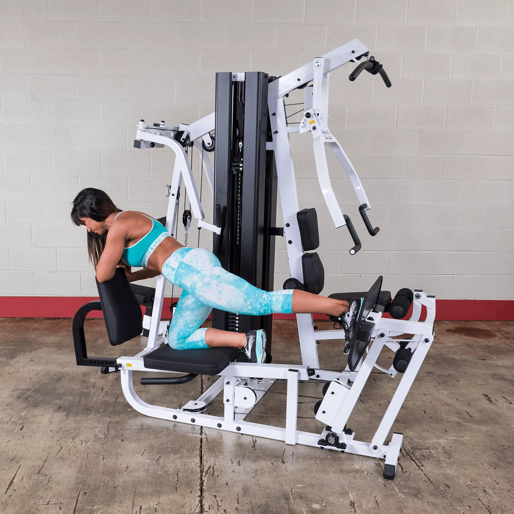 Body-Solid EXM3000LPS Commercial Double Stack Gym - Three-Station Fitness System