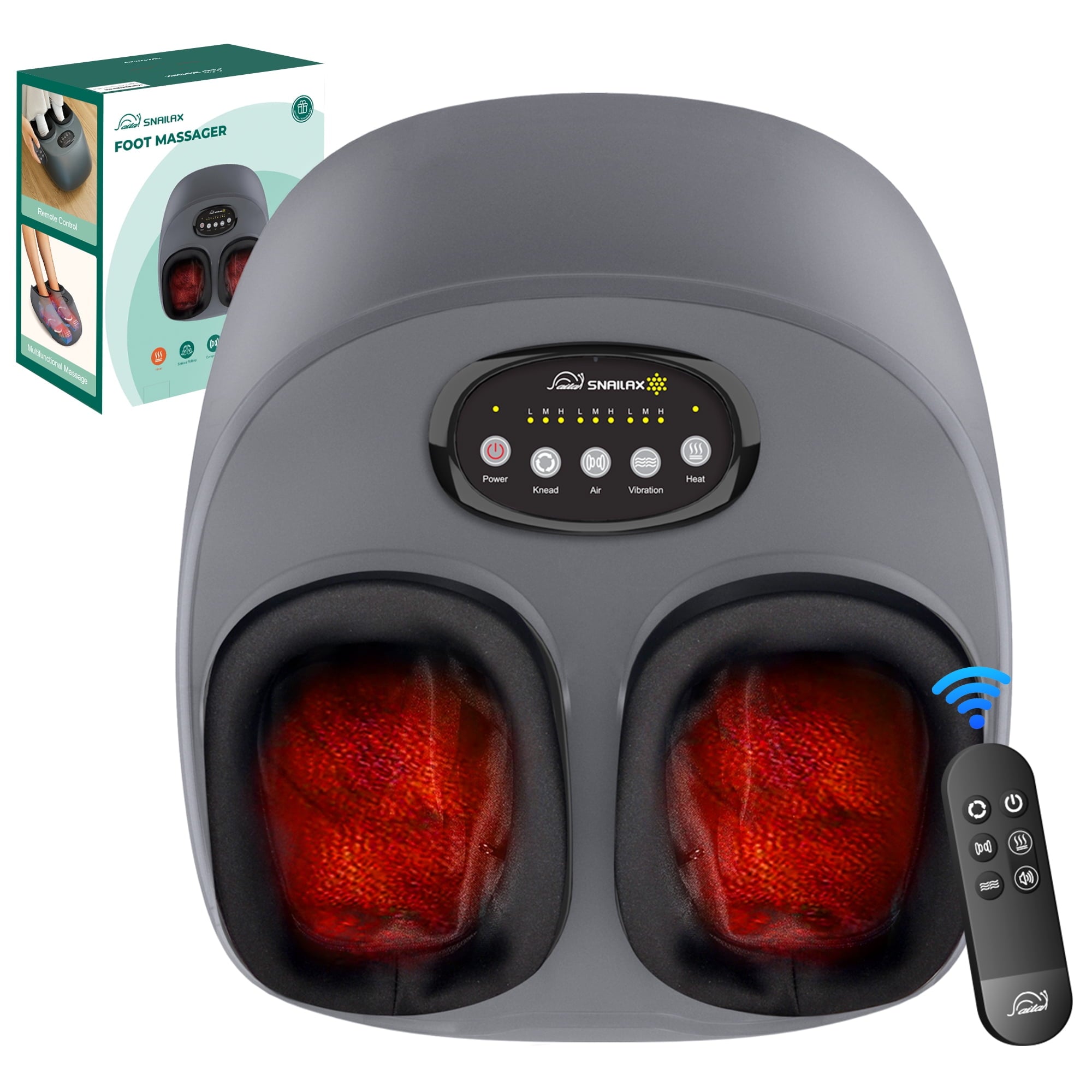 Shiatsu Foot Massager with Heat, Foot Massage Machine for Blood Circulation, Gift