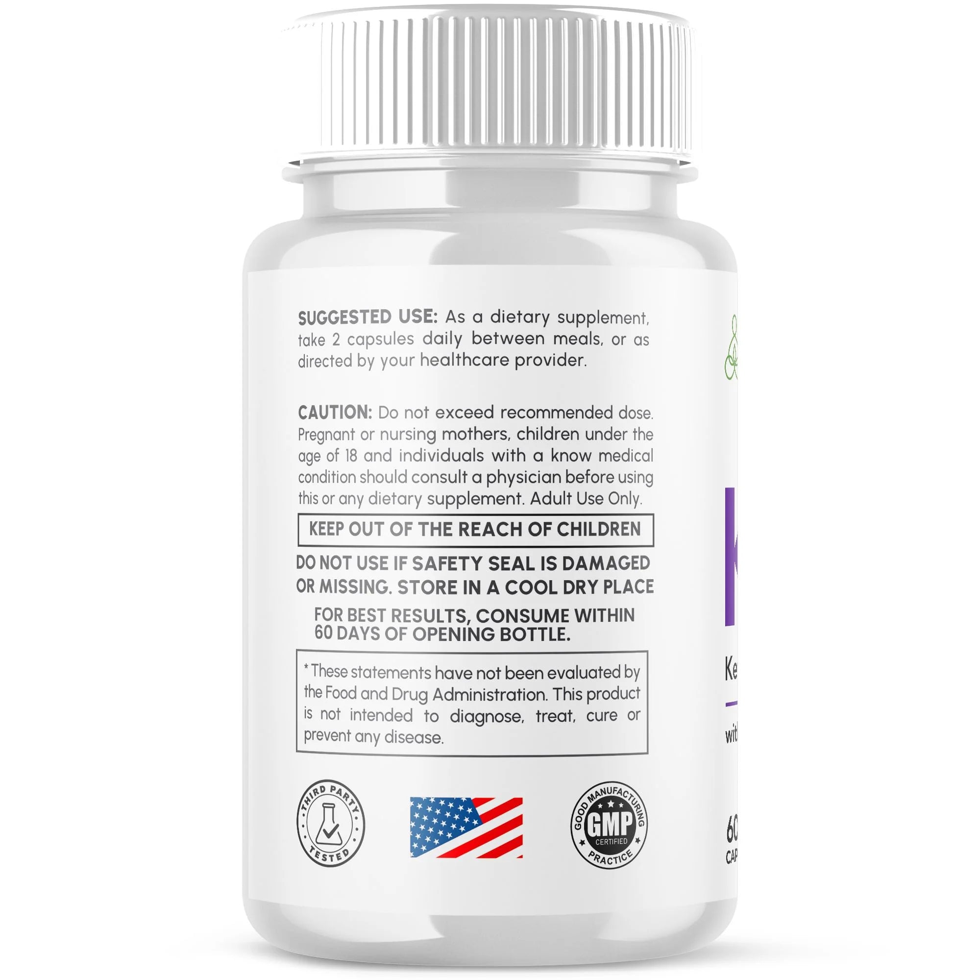 Lifestyle Keto - Ketogenic Weight Loss - Energy & Focus Boosting Dietary Supplements for Weight Management & Metabolism - Advanced Fat Burn Raspberry Ketones Pills - 60 Capsules (1 Pack)