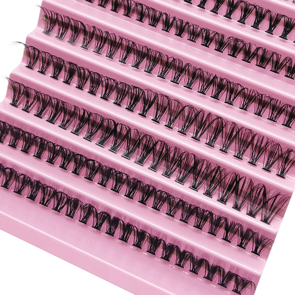 Professional DIY Lash Extension Kit: Thick, Fluffy Individual Lashes with Adhesive Bond, Sealant, Glue Remover, and Applicator