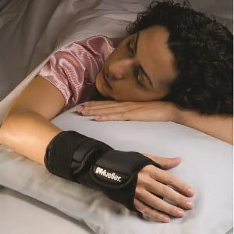 Night Support Wrist Brace, Unisex, Black, One Size Fits Most