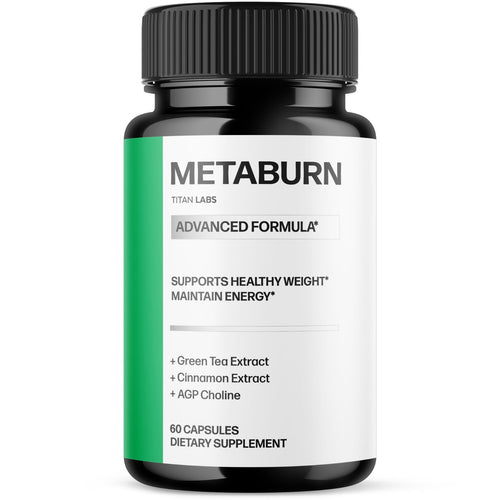 (1 Pack) Metaburn Advanced Energy & Fitness Support Supplement Meta Burn 60 Caps