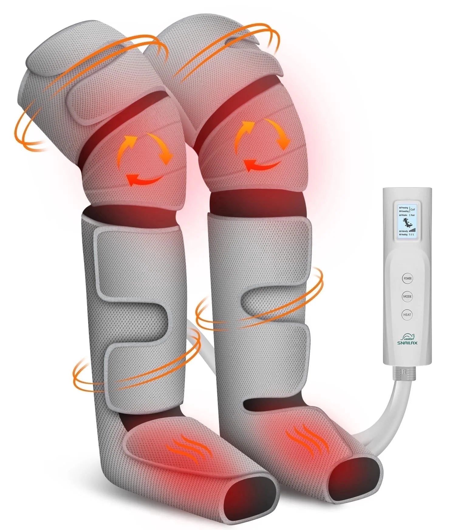 Leg Massager with Heat for Circulation, Air Compression Calf Foot Massager, Gifts