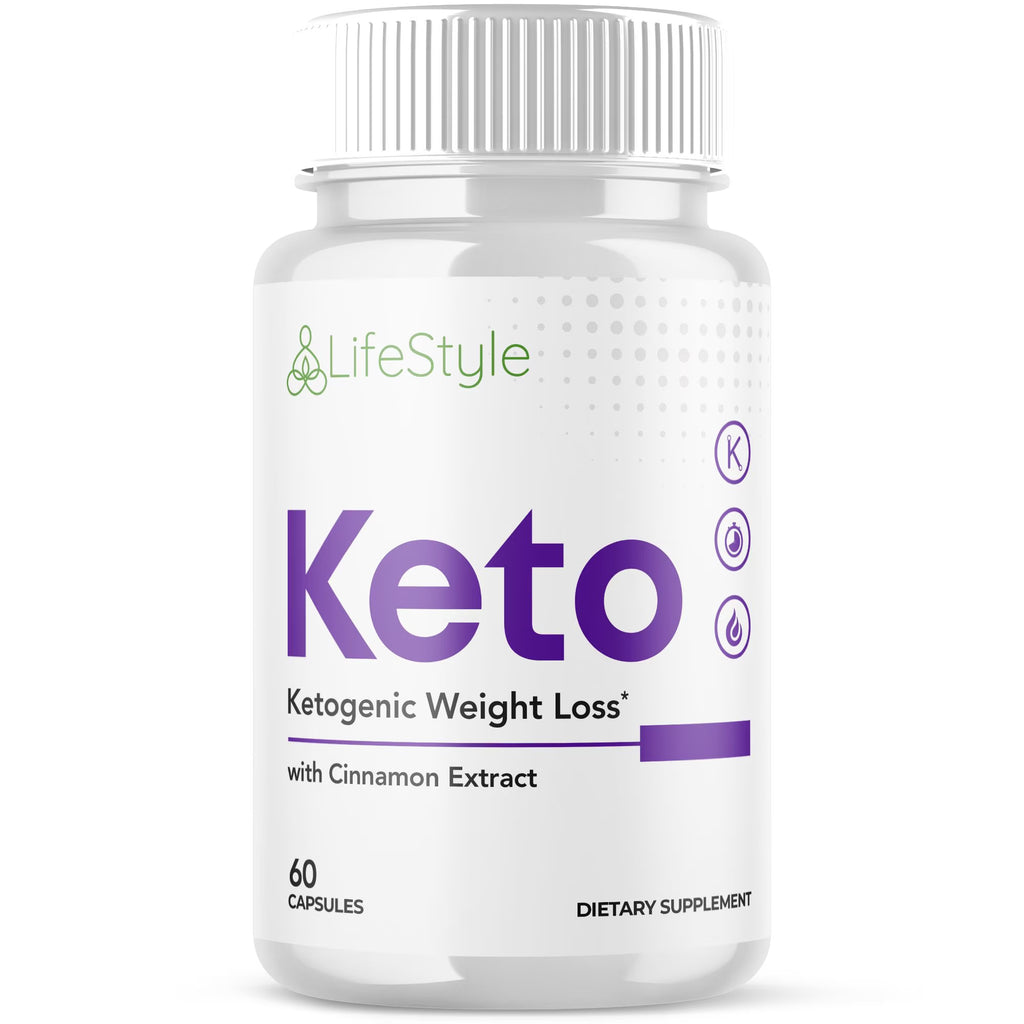 Lifestyle Keto - Ketogenic Weight Loss - Energy & Focus Boosting Dietary Supplements for Weight Management & Metabolism - Advanced Fat Burn Raspberry Ketones Pills - 60 Capsules (1 Pack)