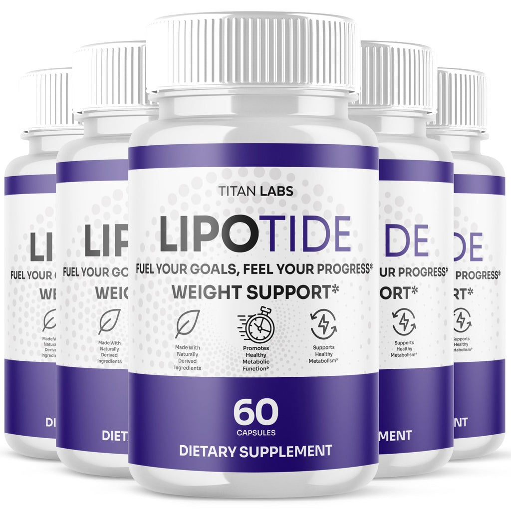 (5 Pack) Lipo Tide Advanced Energy & Fitness Max Supplementlipo