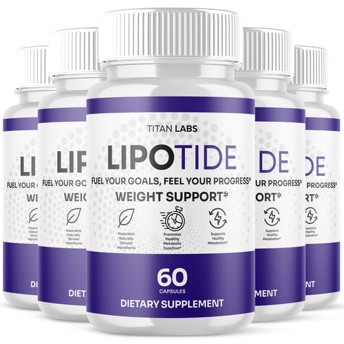 (5 Pack) Lipo Tide Advanced Energy & Fitness Max Supplementlipo