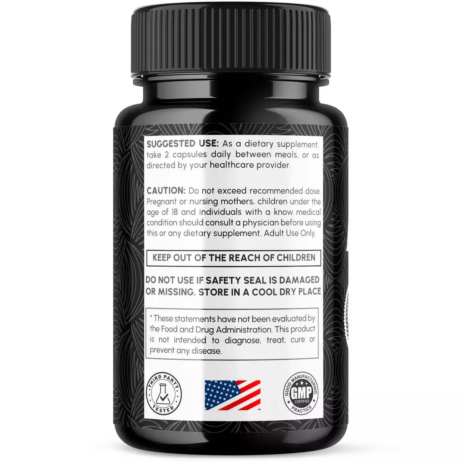 Maximum Edge Male Pills- Overall Wellness and Strength 60 Capsules