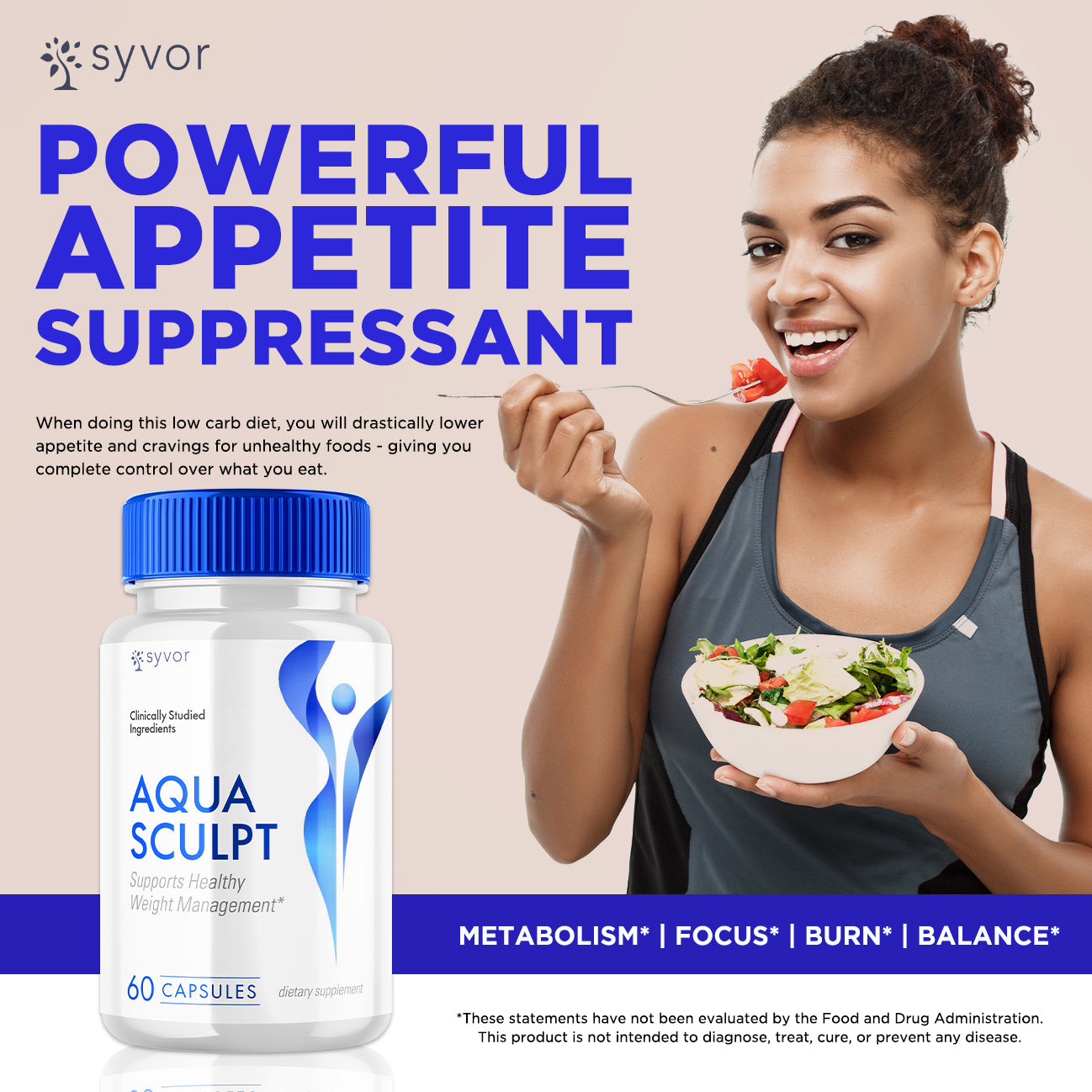 Aqua Sculpt Advanced Weight Loss Support Aquasculpt Maximum Strength 60 Pills