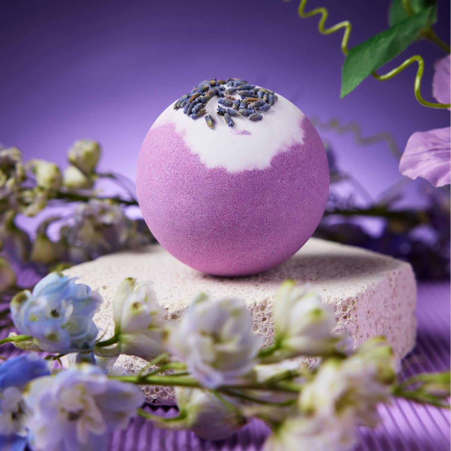 Lavender Spa Gift Basket Set (K) - Unique Gifts for Women: Ideal for Birthdays, Christmas, Valentine's Day, and Mother's Day