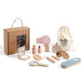 Wooden Pretend Play Makeup Set for Children - Simulation Cosmetics and Hairdressing Toys for Preschoolers