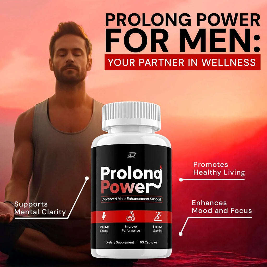 Prolong Power Pills Supplement - Advanced All-Natural Support Formula (120 Capsules, 2 Pack)