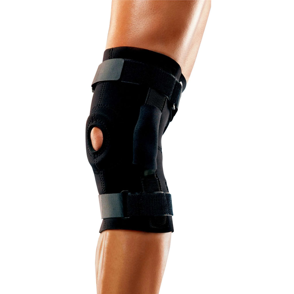 Brand Adjustable Hinged Knee Br, Black/Gray, 1 Br