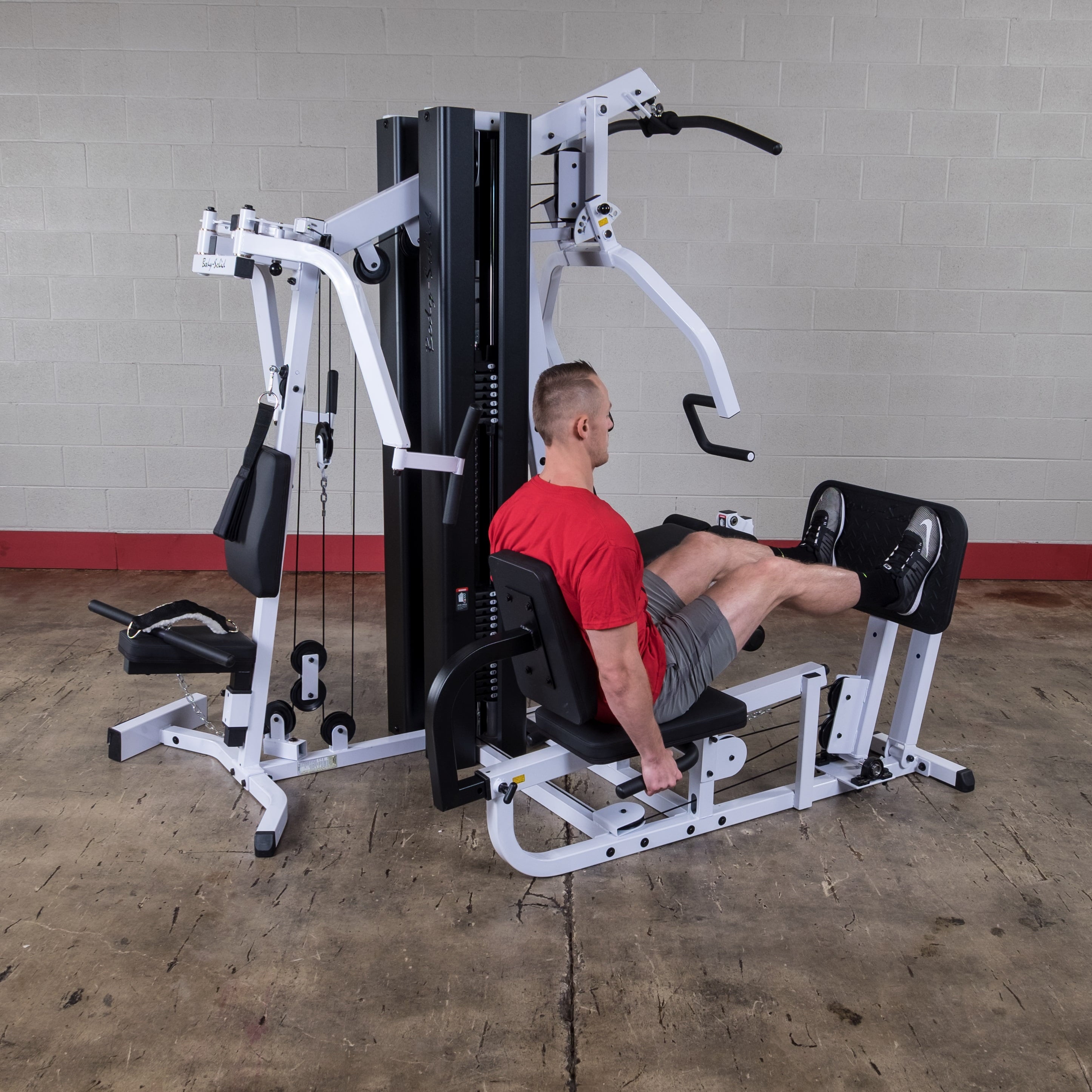 Body-Solid EXM3000LPS Commercial Double Stack Gym - Three-Station Fitness System