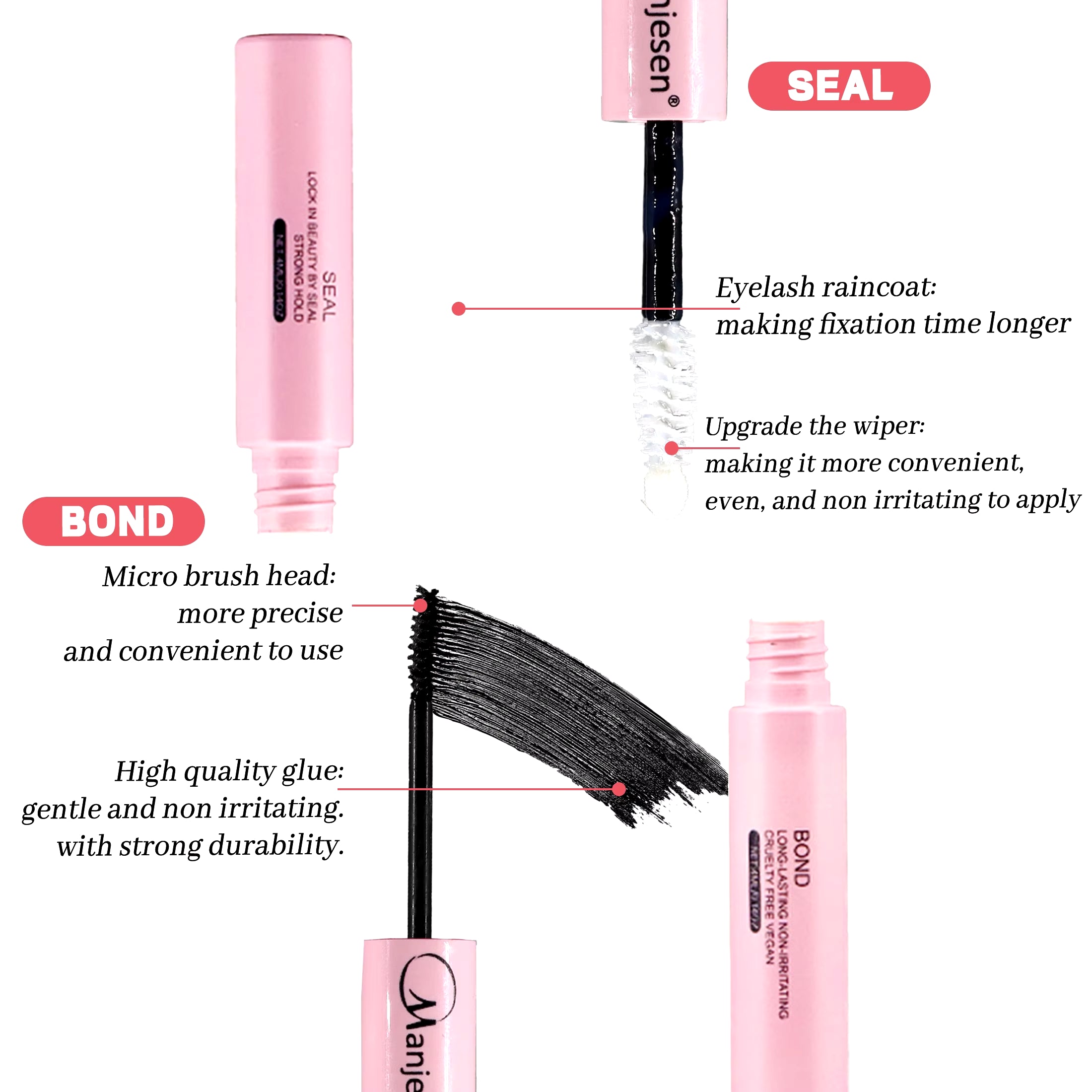 Professional DIY Lash Extension Kit - 200 PCS Cluster Eyelashes with Bond and Seal Makeup Tools for Lash Application