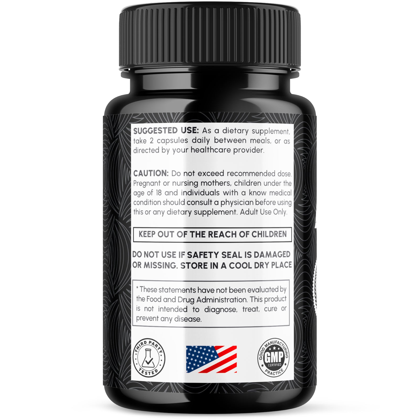 Maximum Edge Male Pills- Overall Wellness and Strength (5 Pack)