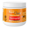 Neutrogena Rapid Clear Maximum Strength Acne Treatment Pads with Salicylic Acid - 60 Count Resealable Jar for Effective Pimple Control and Oil Removal