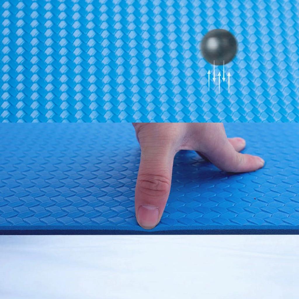 Premium Eco-Friendly Extra Thick Yoga Mat (24" x 68" x 0.31") with High-Density Anti-Tear Exercise Bolster