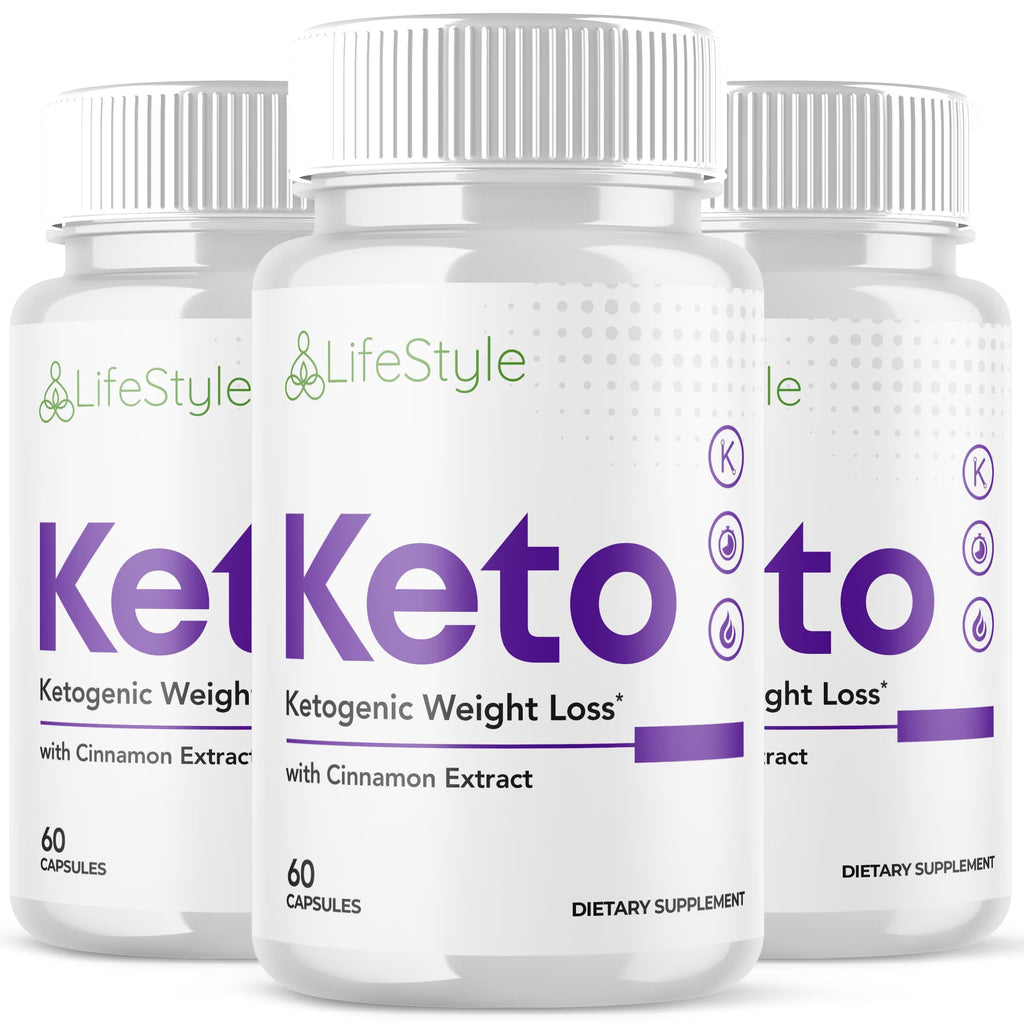 Lifestyle Keto - Ketogenic Weight Loss - Energy & Focus Boosting Dietary Supplements for Weight Management & Metabolism - Advanced Fat Burn Raspberry Ketones Pills - 180 Capsules (3 Pack)