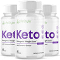 Lifestyle Keto - Ketogenic Weight Loss - Energy & Focus Boosting Dietary Supplements for Weight Management & Metabolism - Advanced Fat Burn Raspberry Ketones Pills - 180 Capsules (3 Pack)