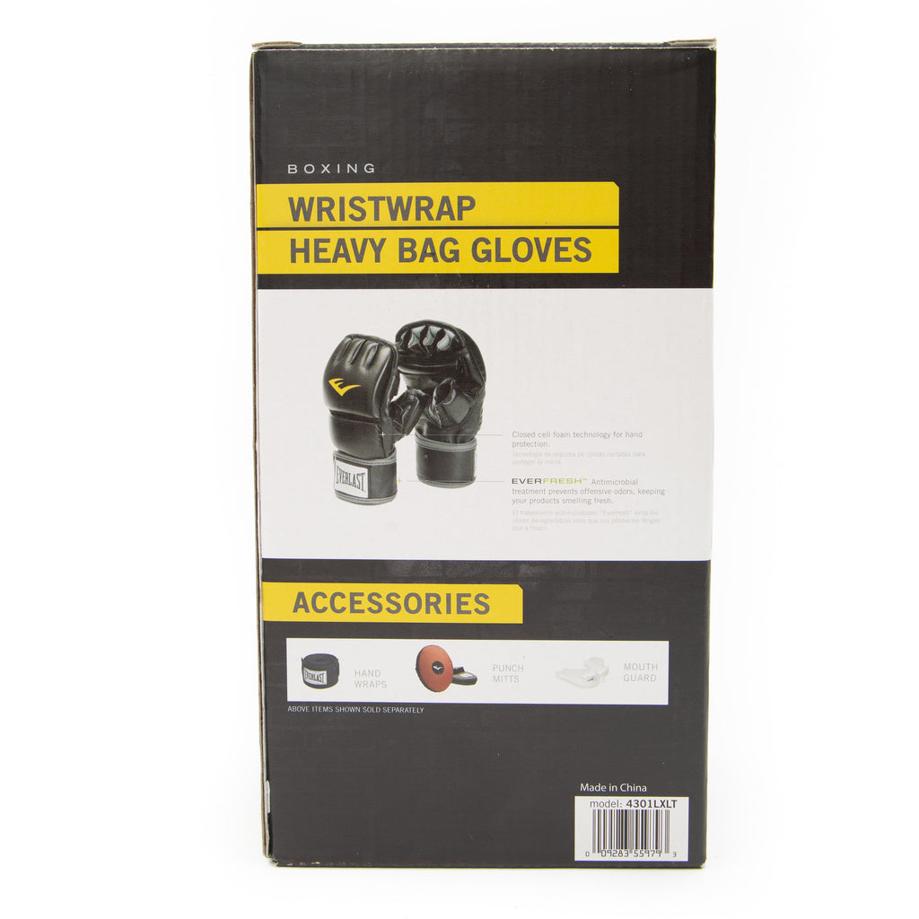 Professional Heavy Bag Training Gloves with Wrist Wraps, Size S/M, Black – Perfect for Mitt, Reflex, and Bag Work