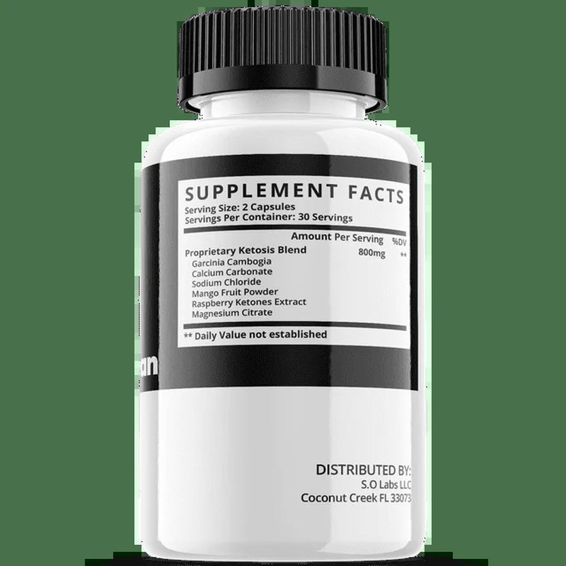 Serogenesis Serolean Keto Weight Loss Formula - 5 Pack Dietary Supplements for Enhanced Energy, Focus, and Metabolism - Advanced Raspberry Ketones Fat Burn - 300 Capsules