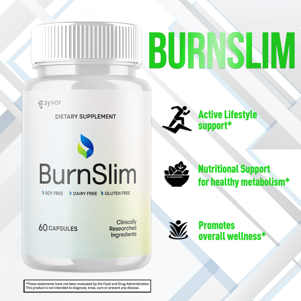 (2 Pack) Burnslim Advanced Energy & Fitness Supplement Burn Slim 120 Capsules