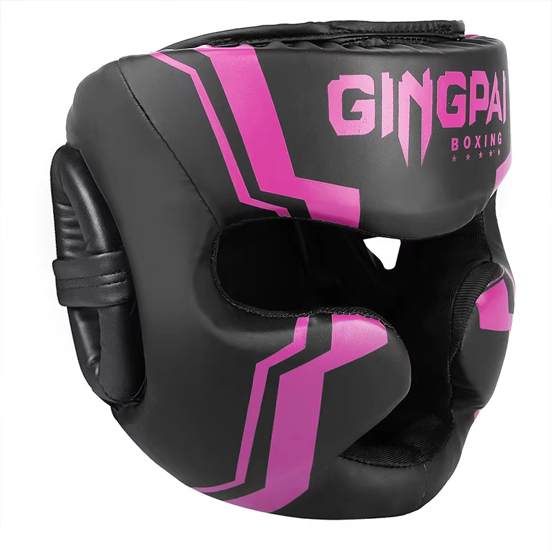 Professional Boxing and MMA Headgear - Full-Coverage Safety Helmet for Adults and Children, Ideal for Muay Thai and Kickboxing Training