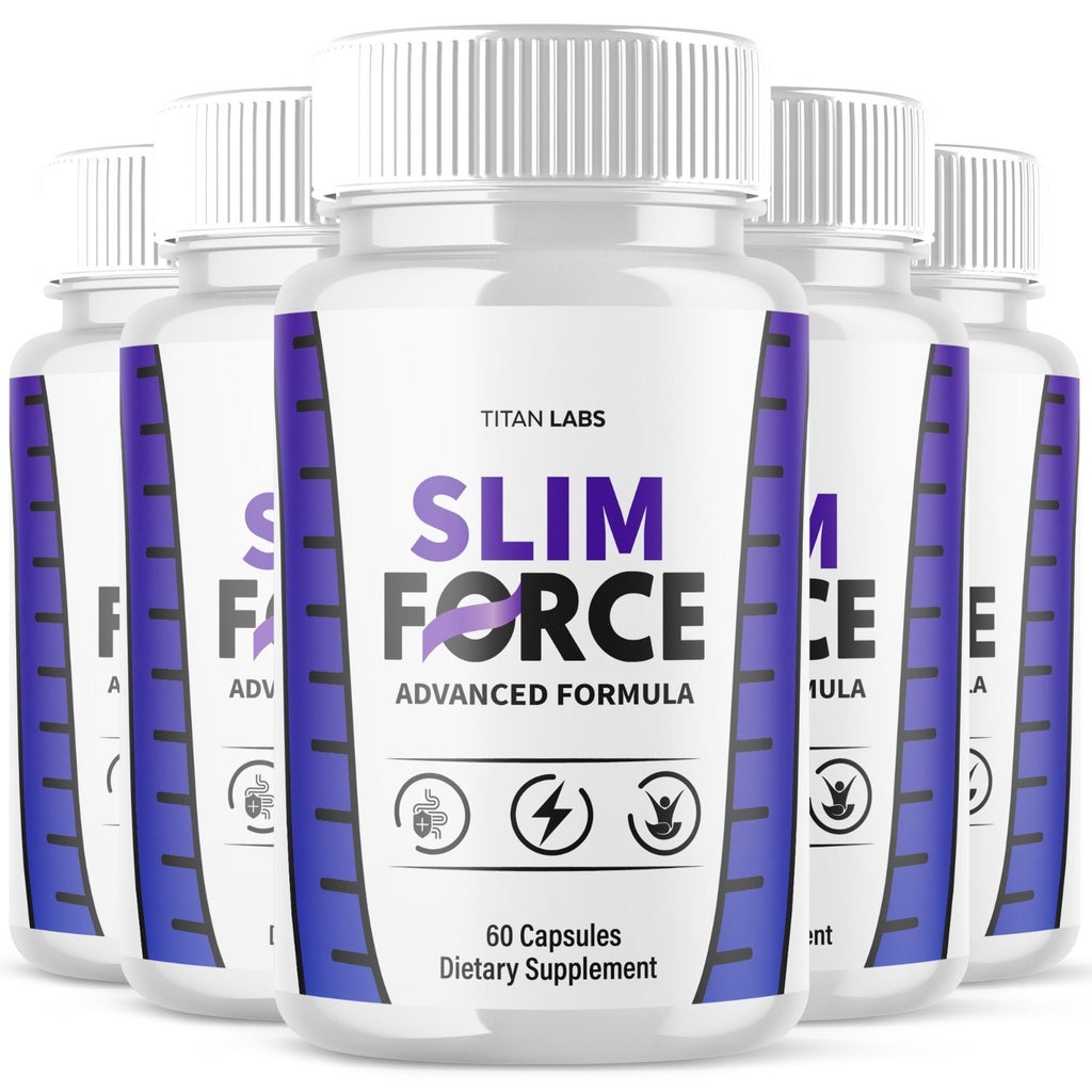 (5 Pack) Slim Force Advanced Energy and Fitness Supplement Slimforce 300 Capsule