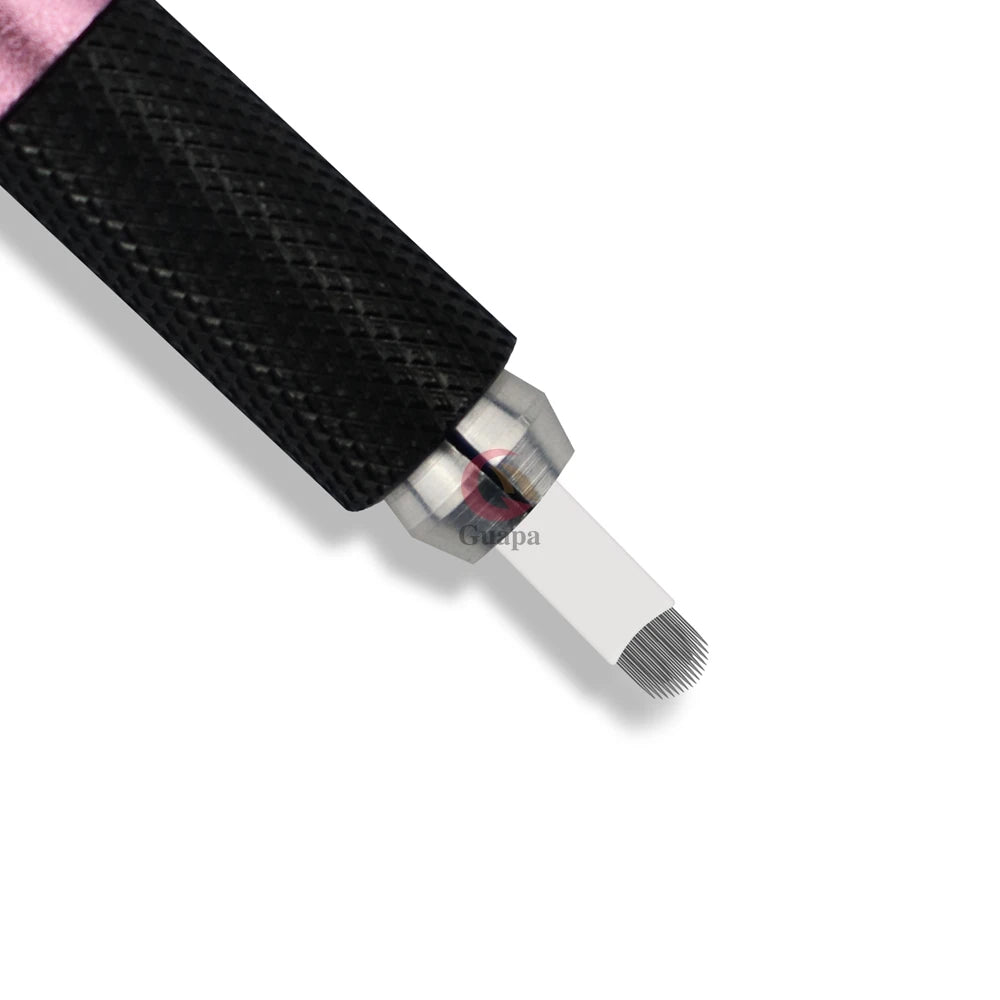White Microblading Needles (9/11/12/14/18/21) for Permanent Makeup Eyebrow Tattoo Supplies