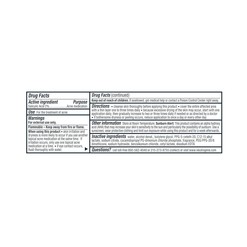 Neutrogena Rapid Clear Maximum Strength Acne Treatment Pads with Salicylic Acid - 60 Count Resealable Jar for Effective Pimple Control and Oil Removal