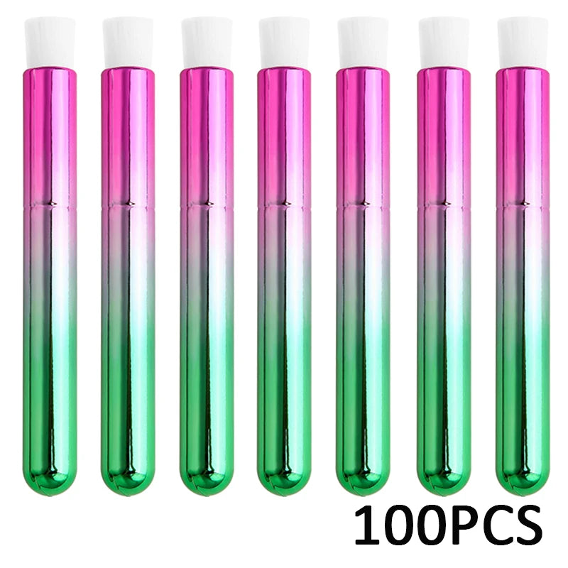 Eyelash Cleaning Brushes and Lash Shampoo Tools - 50/100PCS Set for Deep Cleaning, Blackhead Removal, and Eyelash Extensions