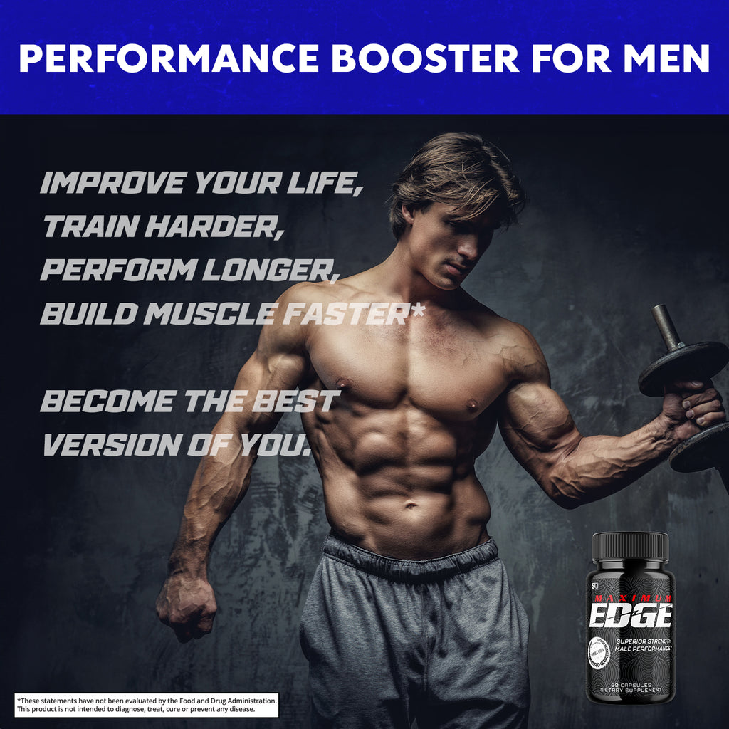 Maximum Edge Male Pills- Overall Wellness and Strength (5 Pack)