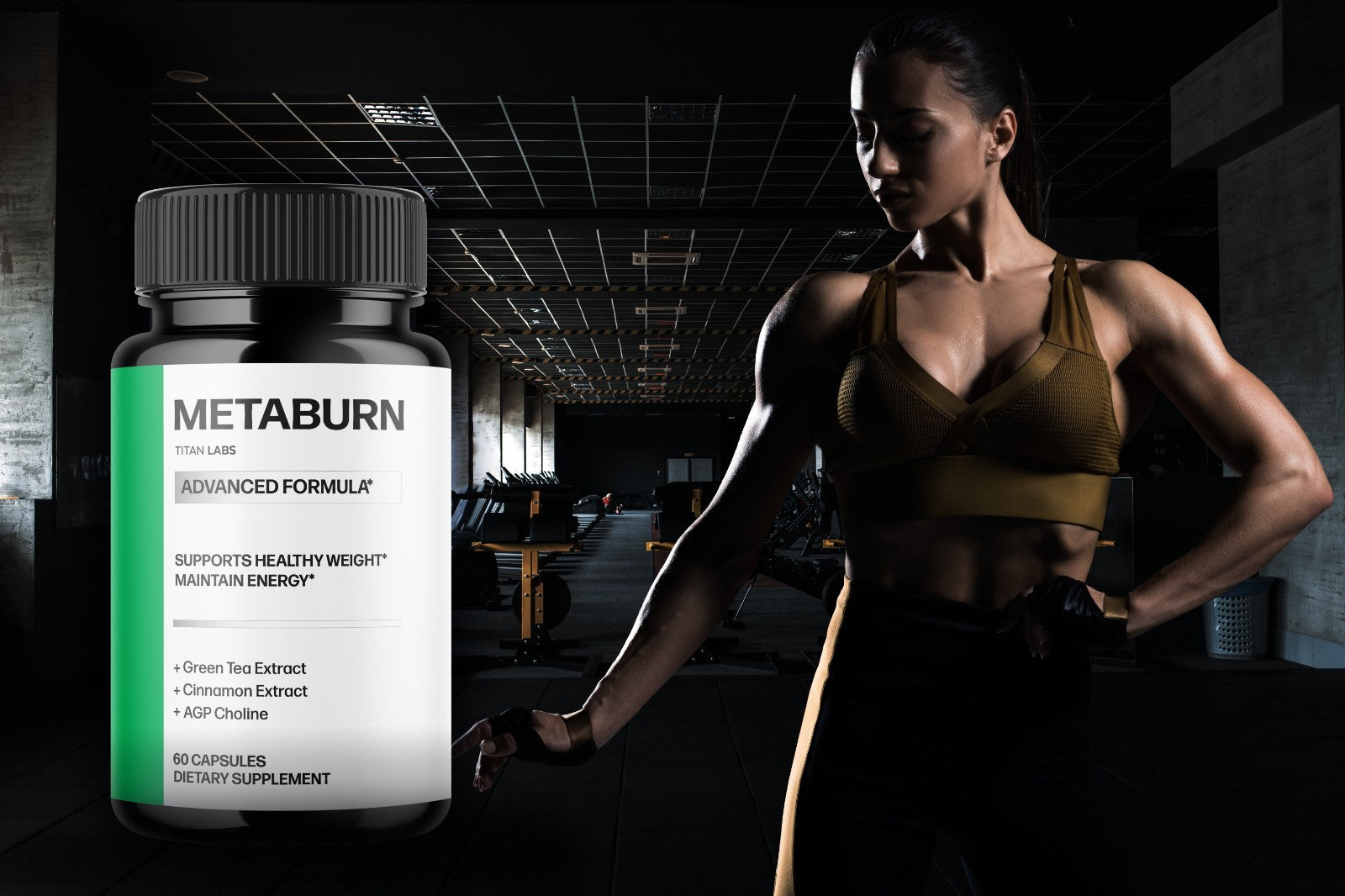 (1 Pack) Metaburn Advanced Energy & Fitness Support Supplement Meta Burn 60 Caps