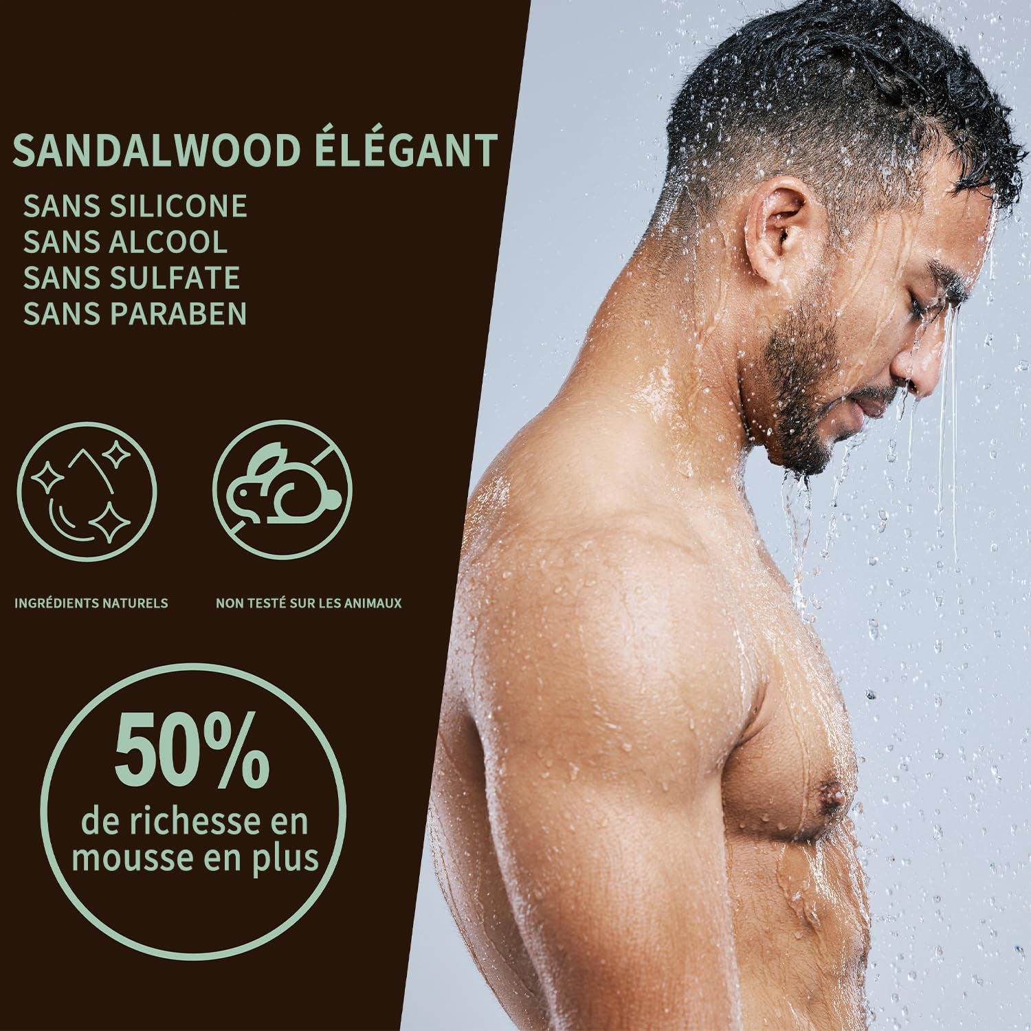 Men's Grooming Gift Set: 3-Piece Hygiene Kit with Sandalwood Body Wash, Lotion, and Shampoo - Perfect for Father's Day, Birthdays, and Christmas for Boyfriends and Husbands
