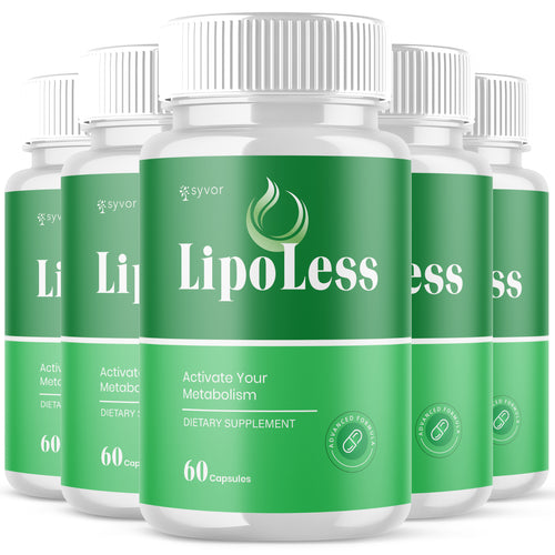 (5 Pack) Lipo Less Advanced Energy & Fitness Supplement Lipoless 300 Capsules
