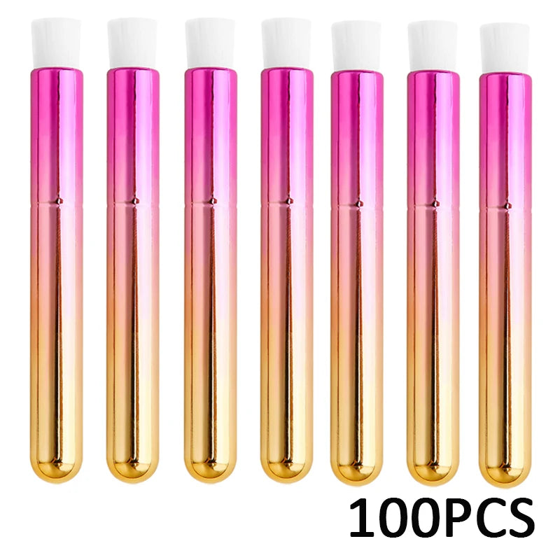Eyelash Cleaning Brushes and Lash Shampoo Tools - 50/100PCS Set for Deep Cleaning, Blackhead Removal, and Eyelash Extensions