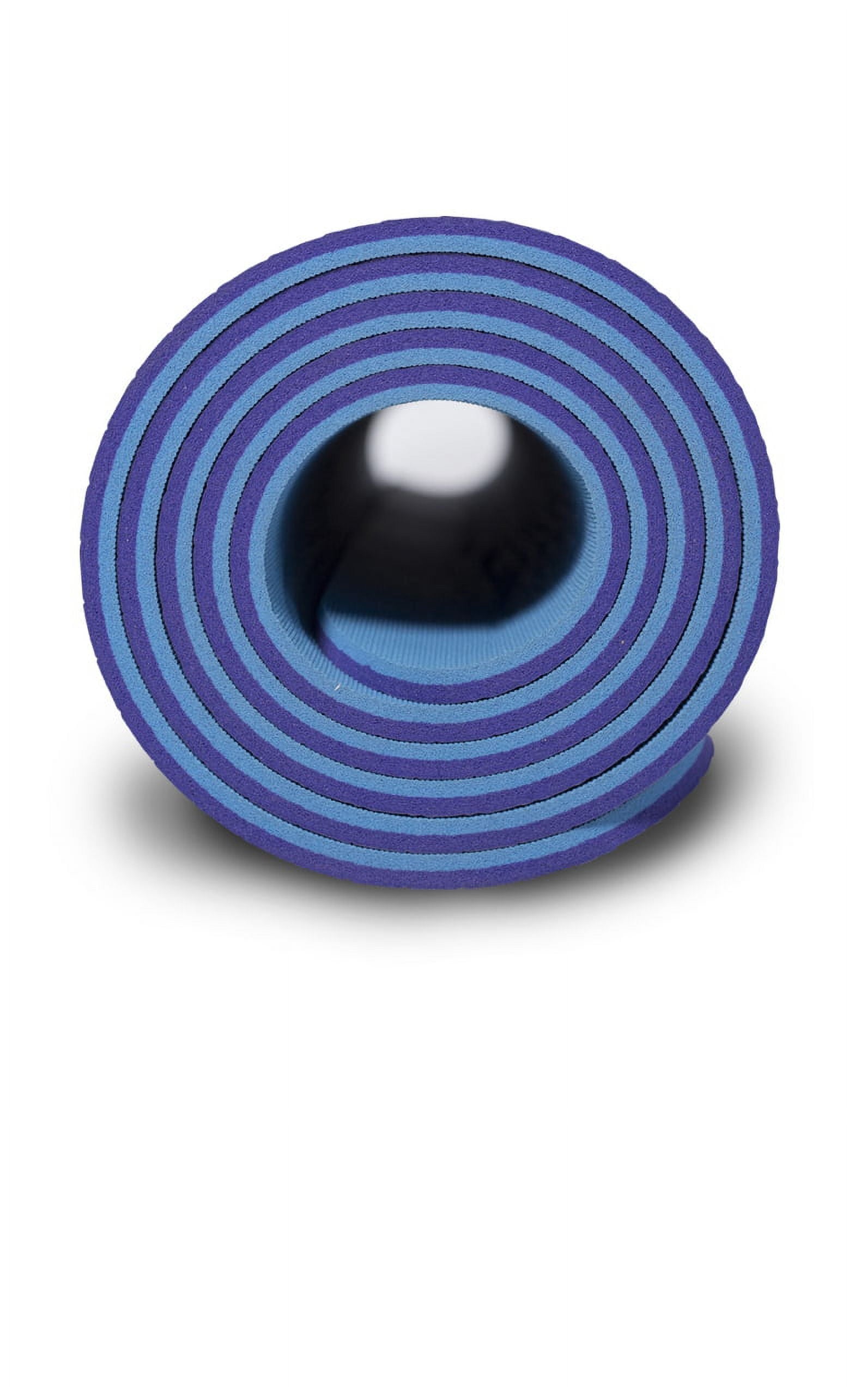 Premium Eco-Friendly Extra Thick Yoga Mat (24" x 68" x 0.31") with High-Density Anti-Tear Exercise Bolster