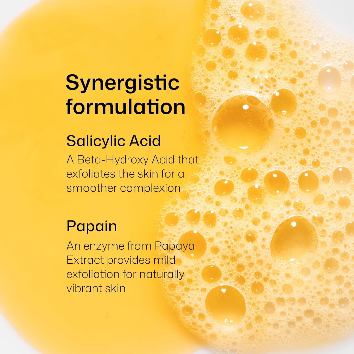 Papaya Enzyme Facial Cleanser with Salicylic Acid - Energizing, Soothing, and Exfoliating Formula