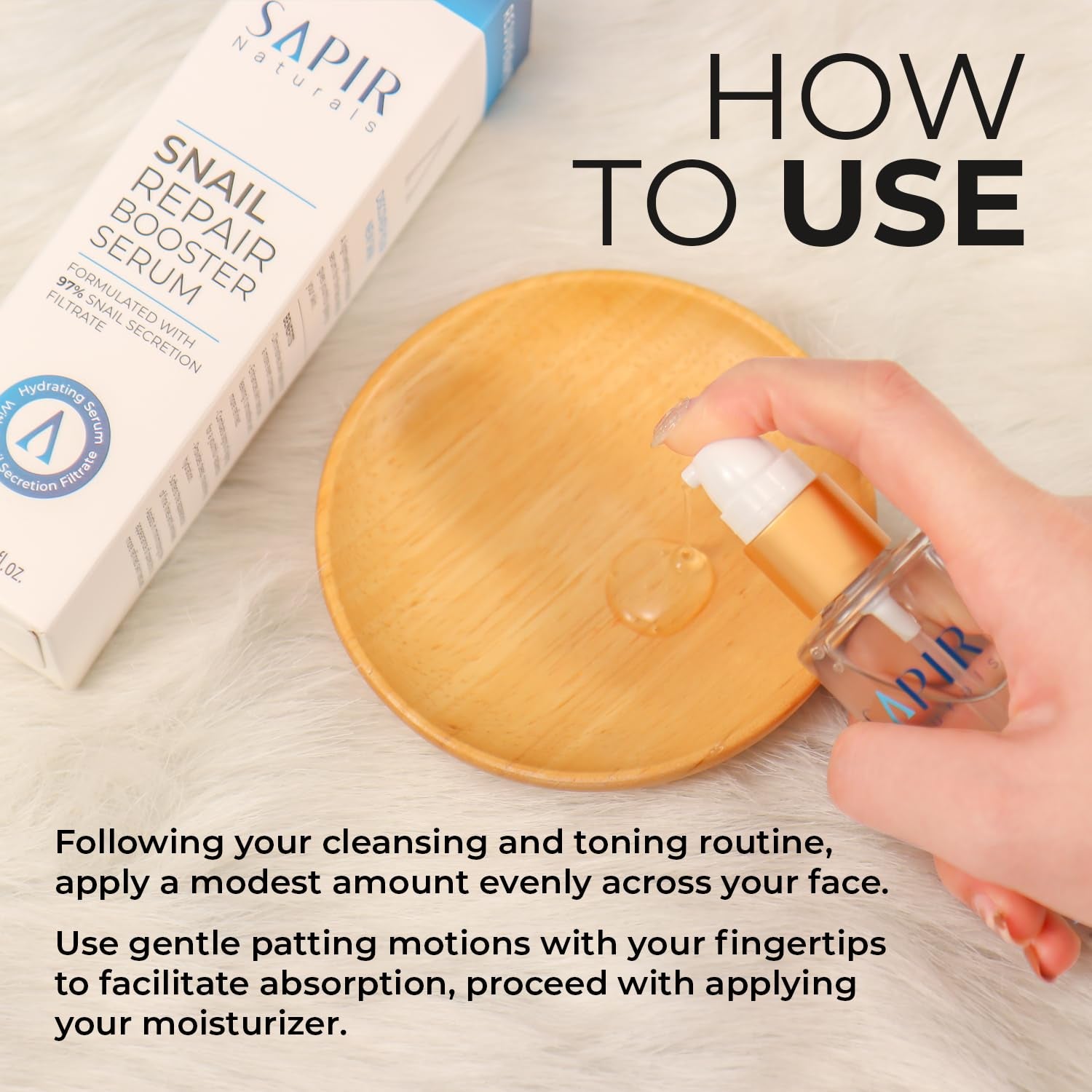 Snail Mucin Repair Booster 50 ml - 97% Snail Secretion Filtrate with Hyaluronic Acid - Advanced Anti-Aging Facial Skin Care for Women