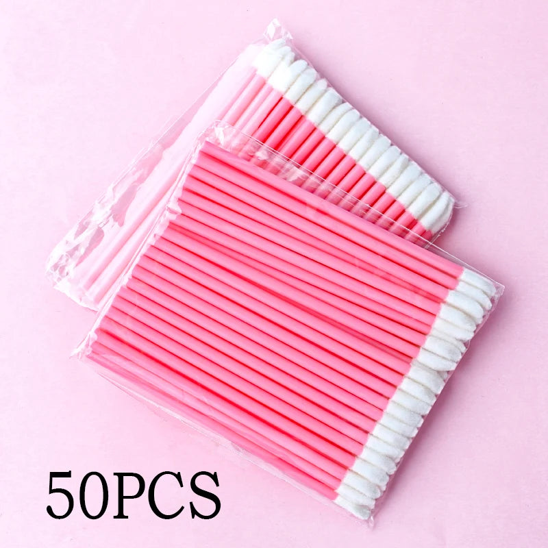 Wholesale Lip Brushes Applicators - 50/1000 Pieces Eyelash and Lipstick Applicator Wands for Makeup Application