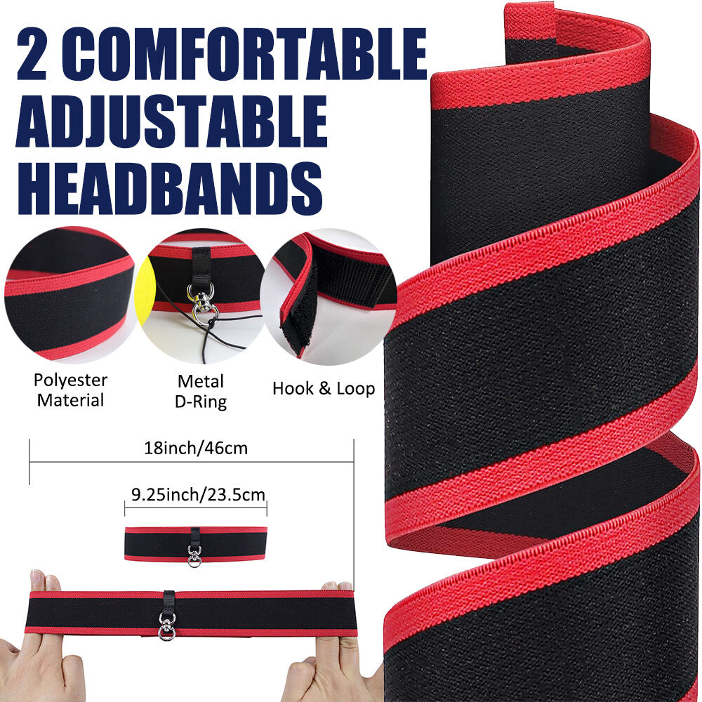 Boxing Reflex Ball Headband Set for Speed Training for Adults and Children